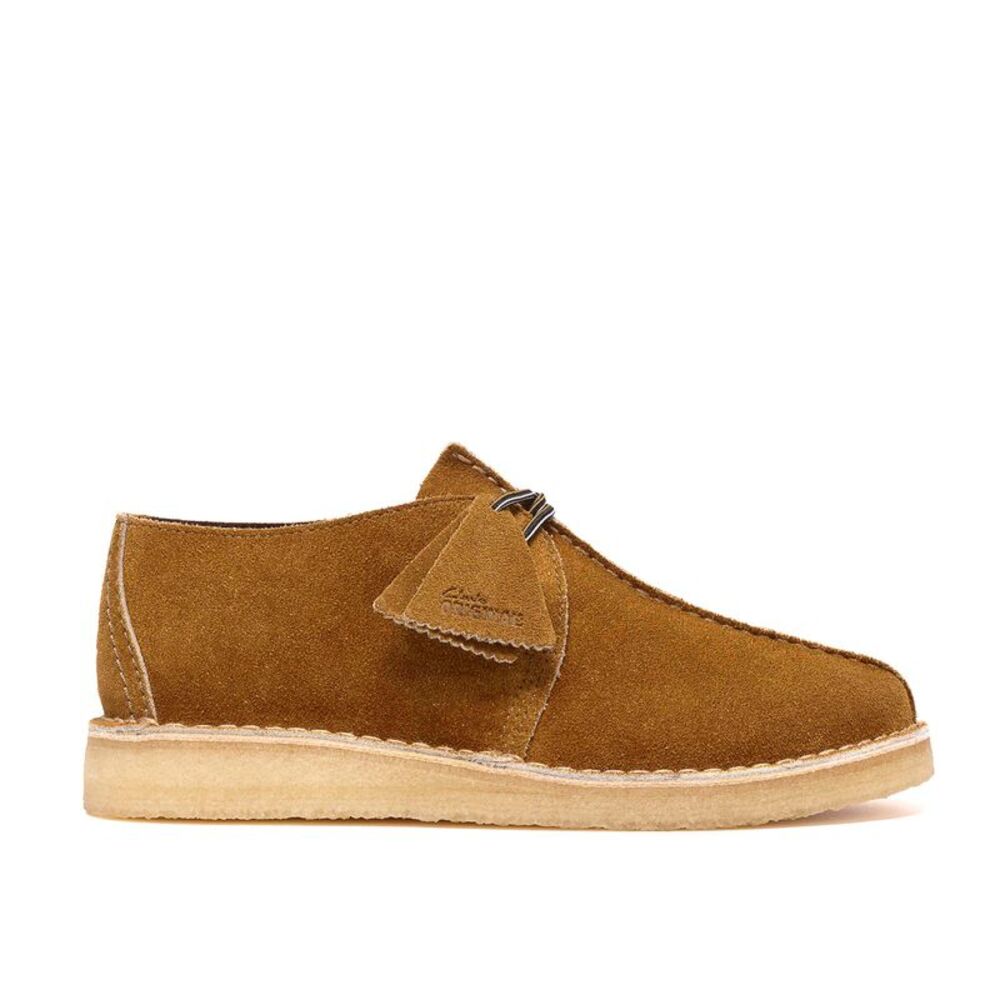Clarks Mens Desert Trek Brown Shoes (NWT)